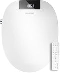 WLJBIDET Toilet Seat Bidet with Warm Water and Drying, O80KL - Elongated | Remote Control, Multiple Cleaning Modes, Adjustable Temperature, Soft Close Lid, LED Display, Nightlight|B0D5M7D9SV