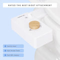 TUSHY Classic 3.0 Bidet Toilet Seat Attachment, Brushed Nickel | Non-Electric, Self Cleaning Water Sprayer, Adjustable Pressure Nozzle, Angle Control, Easy Home Installation|B08VS11Z1N