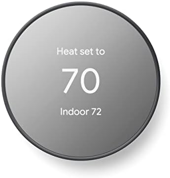 Google Nest Thermostat - Smart Thermostat for Home - Programmable Wifi Thermostat - Charcoal|B08HRPDBFF