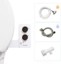 TUSHY Classic 3.0 Bidet Toilet Seat Attachment, Brushed Nickel | Non-Electric, Self Cleaning Water Sprayer, Adjustable Pressure Nozzle, Angle Control, Easy Home Installation|B08VS11Z1N