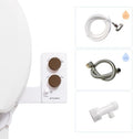TUSHY Classic 3.0 Bidet Toilet Seat Attachment, Brushed Nickel | Non-Electric, Self Cleaning Water Sprayer, Adjustable Pressure Nozzle, Angle Control, Easy Home Installation|B08VS11Z1N