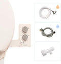 TUSHY Classic 3.0 Bidet Toilet Seat Attachment, Brushed Nickel | Non-Electric, Self Cleaning Water Sprayer, Adjustable Pressure Nozzle, Angle Control, Easy Home Installation|B08VS11Z1N