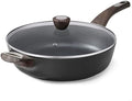 SENSARTE Nonstick Frying Pan Skillet with Lid, 12 Inch Large Deep Frying Pan, 5 Qt Non Stick Saute Pan with Cover, Induction Pan, Healthy Non Toxic Cooking Pan with Helper Handle, PFOA PFOS Free|B09HWYBCXQ