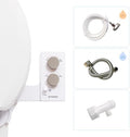 TUSHY Classic 3.0 Bidet Toilet Seat Attachment, Brushed Nickel | Non-Electric, Self Cleaning Water Sprayer, Adjustable Pressure Nozzle, Angle Control, Easy Home Installation|B08VS11Z1N