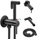 Arofa Handheld Bidet Sprayer, Bidet Attachment for Toilet, Brushed Nickel | Adjustabel Water Flow, Leak-Free Hose, 7/8