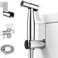 Arofa Handheld Bidet Sprayer, Bidet Attachment for Toilet, Brushed Nickel | Adjustabel Water Flow, Leak-Free Hose, 7/8