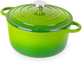 Nuovva Enamelled Cast Iron Dutch Oven Pot with Lid-6.4 Quart Non Stick Casserole Pot-Heavy Duty & Oven Safe up to 500° F for Bread Baking, Braising, Stews, Roasting - 28cm Dark Blue|B0CHWJG1M1