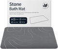Stone Bath Mat for Bathroom, Diatomaceous Earth Shower Mat Quick Dry, White | Fast Drying, Super Absorbent, Non-Slip, Easy Maintenance, Easy to Clean, Sustainable Material|B0DXKDRK27