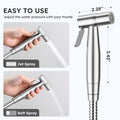 Arofa Handheld Bidet Sprayer, Bidet Attachment for Toilet, Brushed Nickel | Adjustabel Water Flow, Leak-Free Hose, 7/8