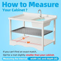 Winisok Waterproof Under Sink Mat 34