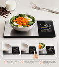 Smart Nutrition Food Scale with LED Display, Tracks Calories, Fat, Carbs & Protein via App, 1g Precision Digital Kitchen Scale for Healthy Eating & Meal Prep|B0FKBC9BRG