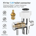 Arofa Handheld Bidet Sprayer, Bidet Attachment for Toilet, Brushed Nickel | Adjustabel Water Flow, Leak-Free Hose, 7/8