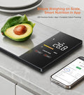 Smart Nutrition Food Scale with LED Display, Tracks Calories, Fat, Carbs & Protein via App, 1g Precision Digital Kitchen Scale for Healthy Eating & Meal Prep|B0FKBC9BRG