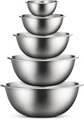 FineDine Stainless Steel Mixing Bowls Set, 6-Piece Metal Bowls | Stainless steel bowls, nesting design saves space, dishwasher safe, prep bowls, baking bowls, cooking bowls|B01HTYH8YA