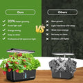Indoor Garden Hydroponics Growing System: 10 Pods Kit with LED | Plant Germination Kit Herb Vegetable Growth Lamp Countertop, Hydroponic Planter Grower Harvest Lettuce for Healthy Home Cooks|B0B6BB4TVC